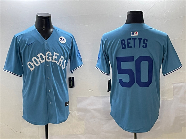 Los Angeles Dodgers Majestic Jerseys(2)-0042
