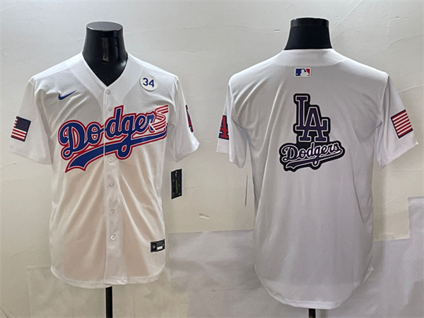 Los Angeles Dodgers Majestic Jerseys(3)-0076