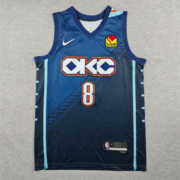 Oklahoma City Thunder Game Jerseys-0130