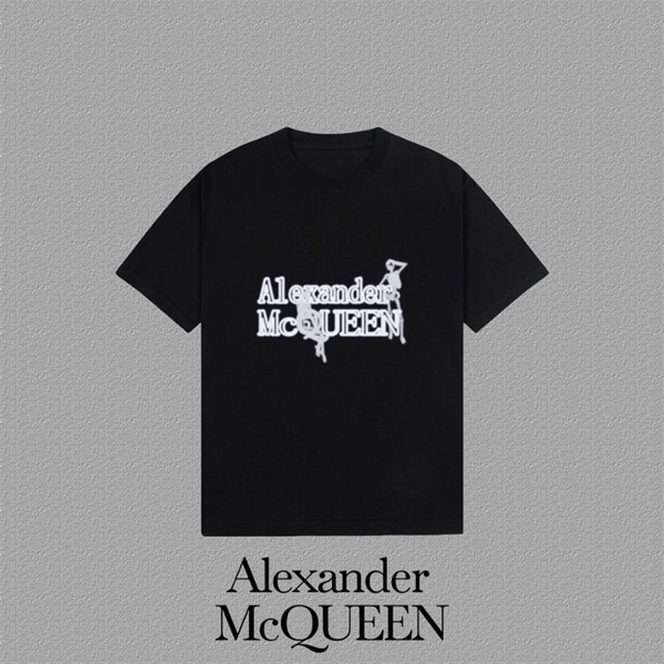 Alexander Mcqueen Round neck T-shirt-M-0012