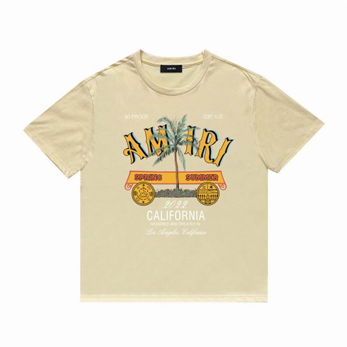 Amiri Round neck T-shirt-M(1)-0136
