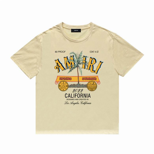 Amiri Round neck T-shirt-M(1)-0137