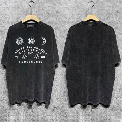 Amiri Round neck T-shirt-M(1)-2542