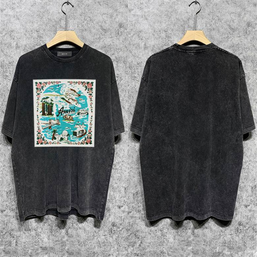 Amiri Round neck T-shirt-M(1)-2572