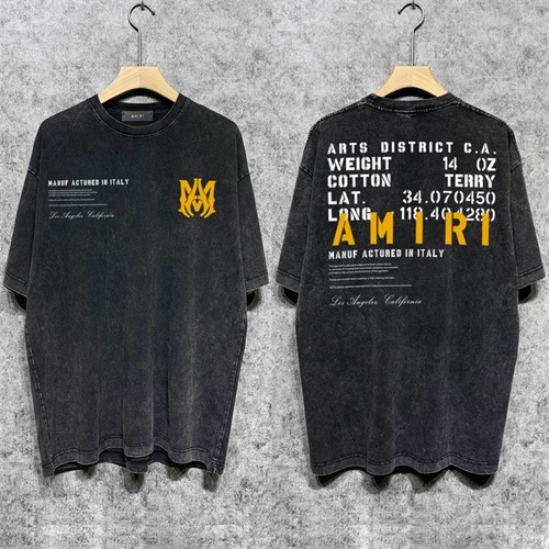 Amiri Round neck T-shirt-M(1)-2636