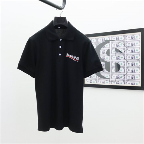 Balenciaga lapel T-shirt-M-001
