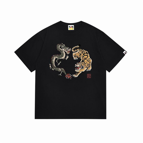 Aape Bape Round neck T-shirt-M-0459
