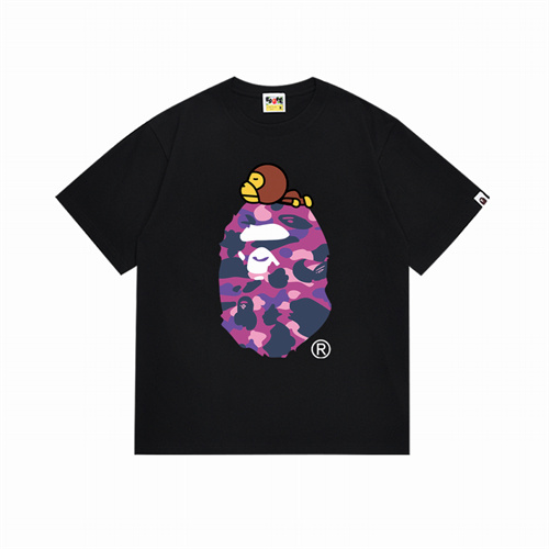 Aape Bape Round neck T-shirt-M-0597