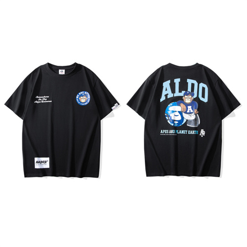 Aape Bape Round neck T-shirt-M-0011