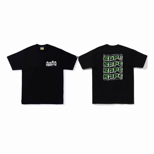 Aape Bape Round neck T-shirt-M-0248