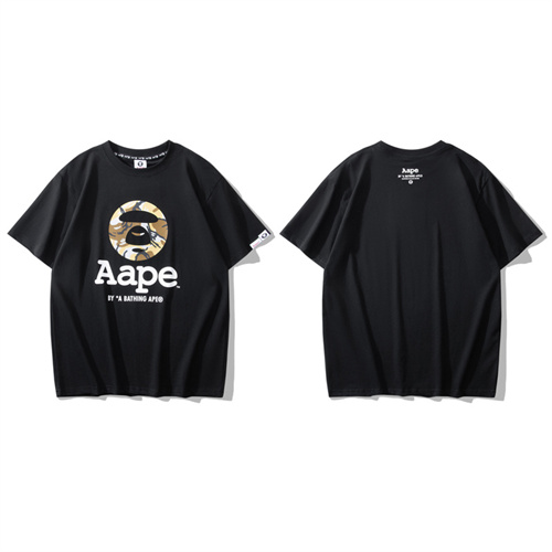 Aape Bape Round neck T-shirt-M-0027