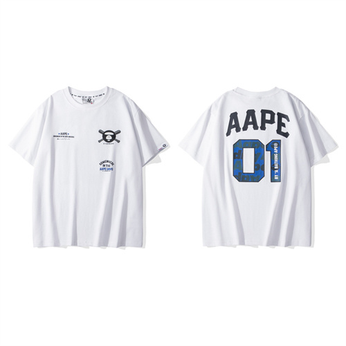 Aape Bape Round neck T-shirt-M-0077