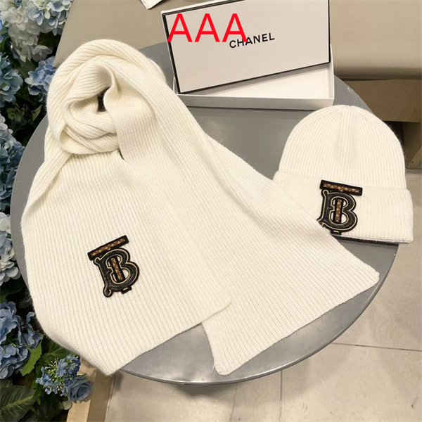 Burberry Hat and scarvf(AAA)-0017
