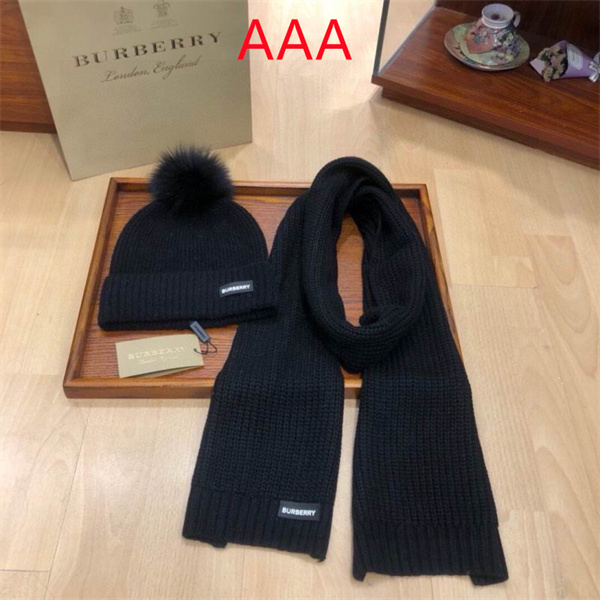 Burberry Hat and scarvf(AAA)-0003