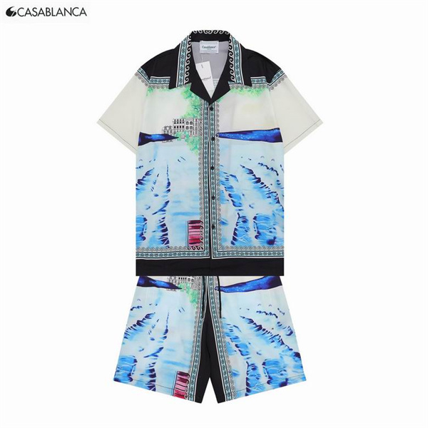 Casablanca T-shirt(Suits)-009