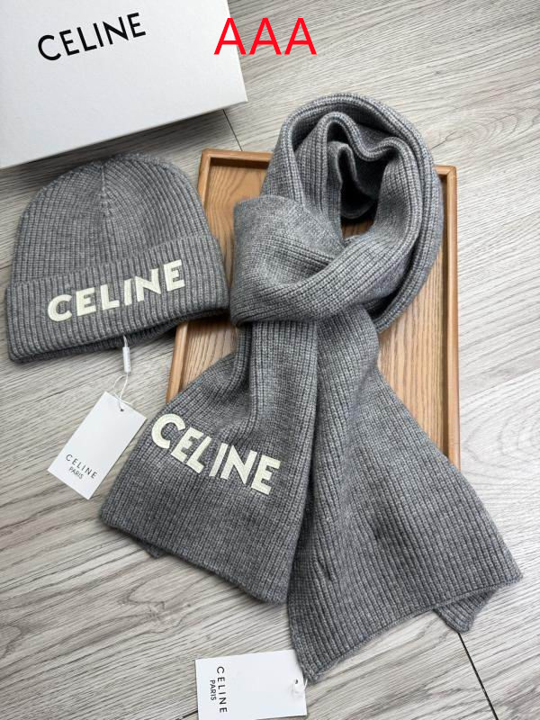Celine Hat and scarvf(AAA)-0028