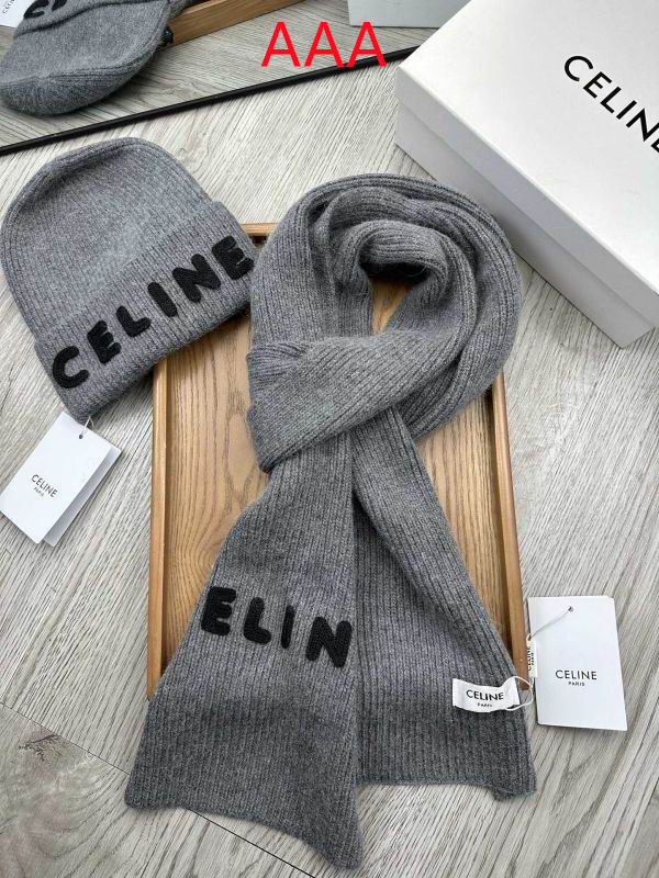 Celine Hat and scarvf(AAA)-0040