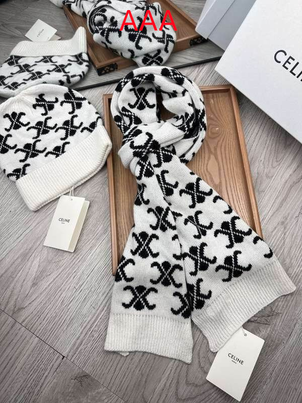 Celine Hat and scarvf(AAA)-0049