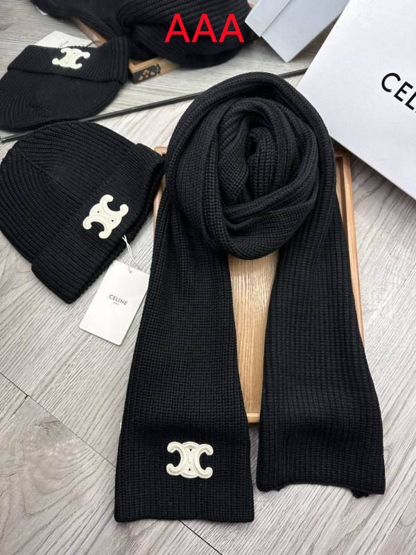 Celine Hat and scarvf(AAA)-0064