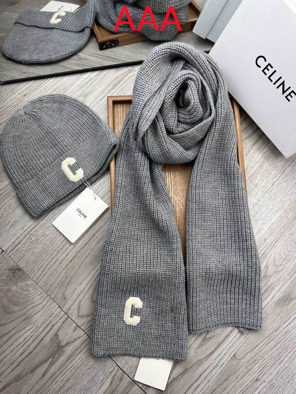 Celine Hat and scarvf(AAA)-0070