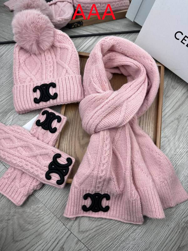 Celine Hat and scarvf(AAA)-0078