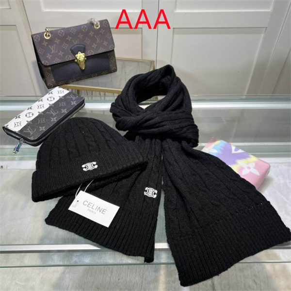 Celine Hat and scarvf(AAA)-0009