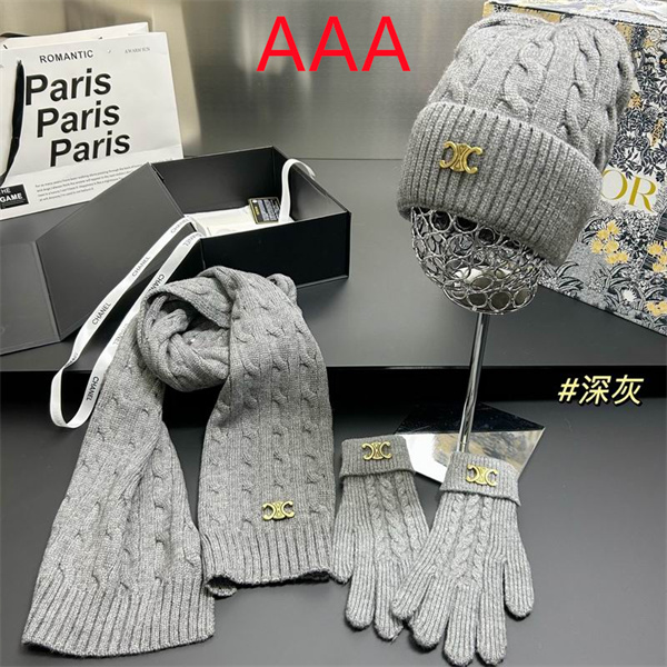 Celine Hat and scarvf(AAA)-0095
