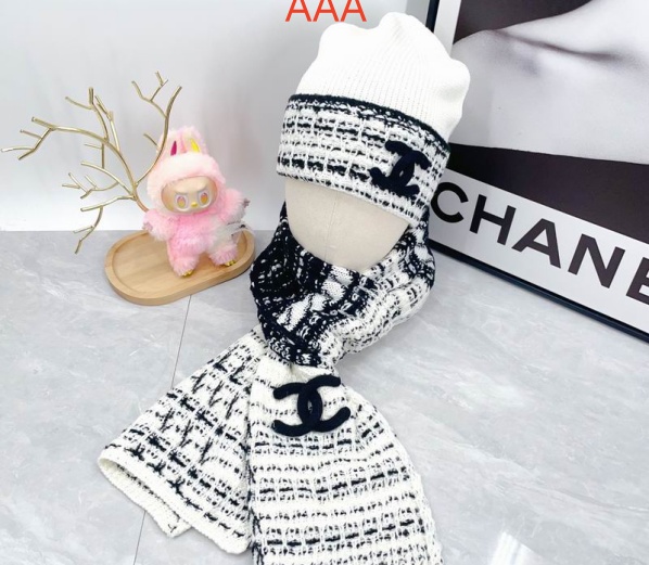 Chanel Hat and scarvf(AAA)-0249
