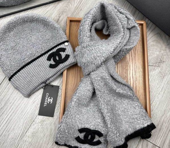 Chanel Hat and scarvf(AAA)-0302