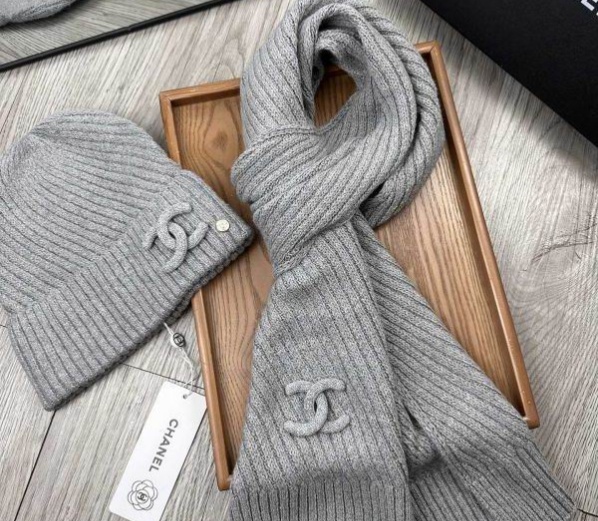 Chanel Hat and scarvf(AAA)-0321