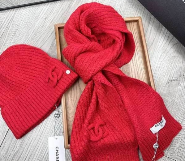 Chanel Hat and scarvf(AAA)-0323