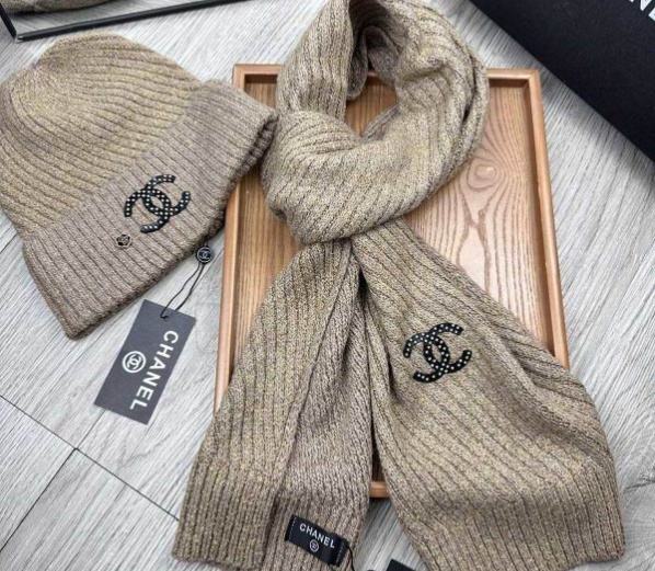 Chanel Hat and scarvf(AAA)-0351
