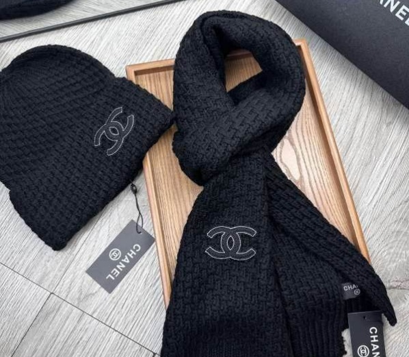 Chanel Hat and scarvf(AAA)-0354