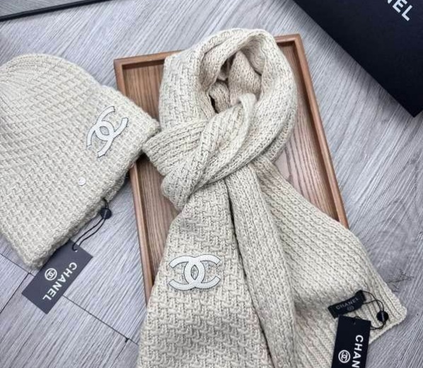 Chanel Hat and scarvf(AAA)-0355