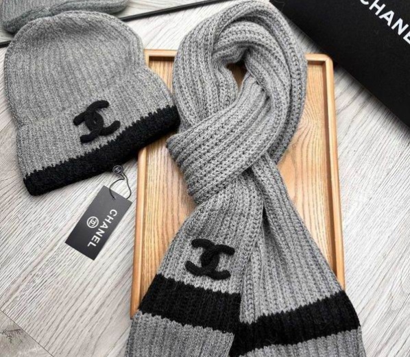 Chanel Hat and scarvf(AAA)-0369