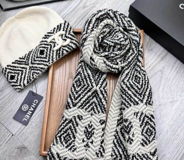 Chanel Hat and scarvf(AAA)-0381