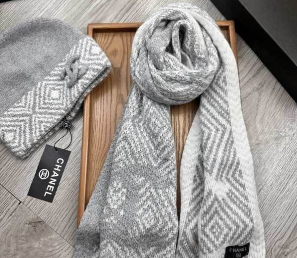 Chanel Hat and scarvf(AAA)-0382