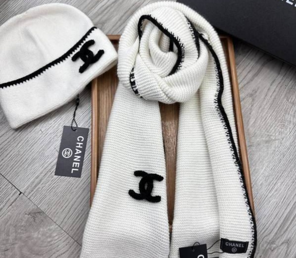Chanel Hat and scarvf(AAA)-0389