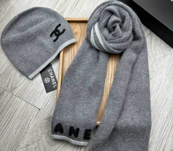 Chanel Hat and scarvf(AAA)-0392