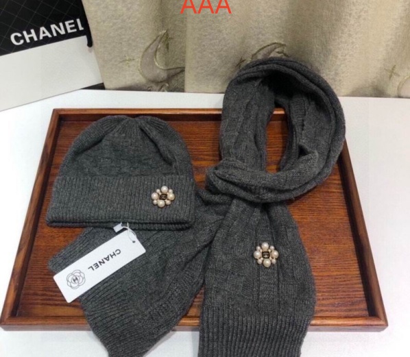 Chanel Hat and scarvf(AAA)-0219