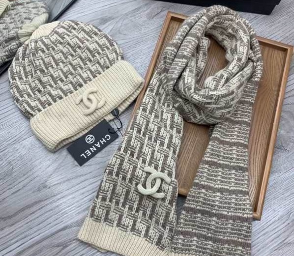 Chanel Hat and scarvf(AAA)-0398
