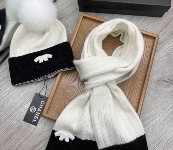 Chanel Hat and scarvf(AAA)-0448