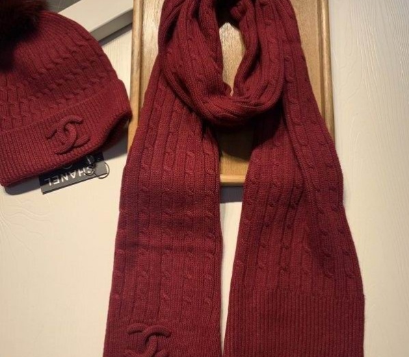 Chanel Hat and scarvf(AAA)-0449