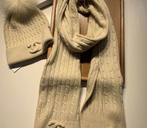 Chanel Hat and scarvf(AAA)-0451