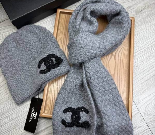 Chanel Hat and scarvf(AAA)-0231