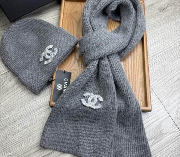Chanel Hat and scarvf(AAA)-0242