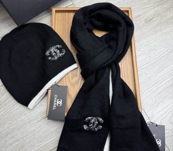 Chanel Hat and scarvf(AAA)-0246