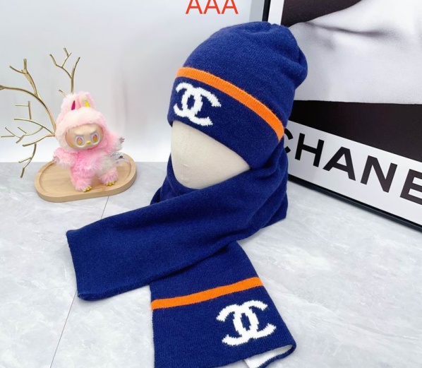Chanel Hat and scarvf(AAA)-0258