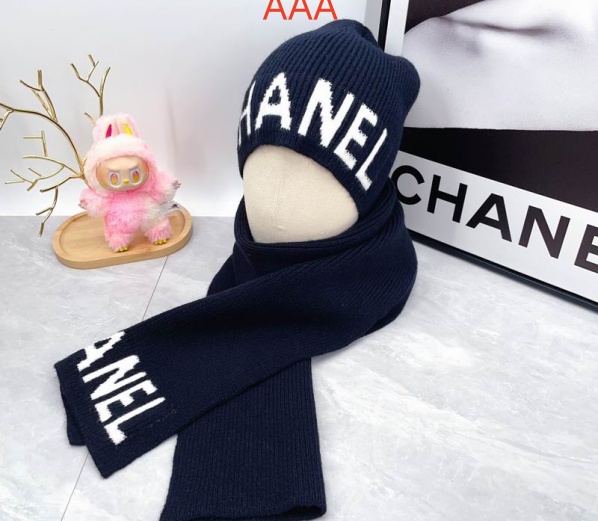 Chanel Hat and scarvf(AAA)-0186
