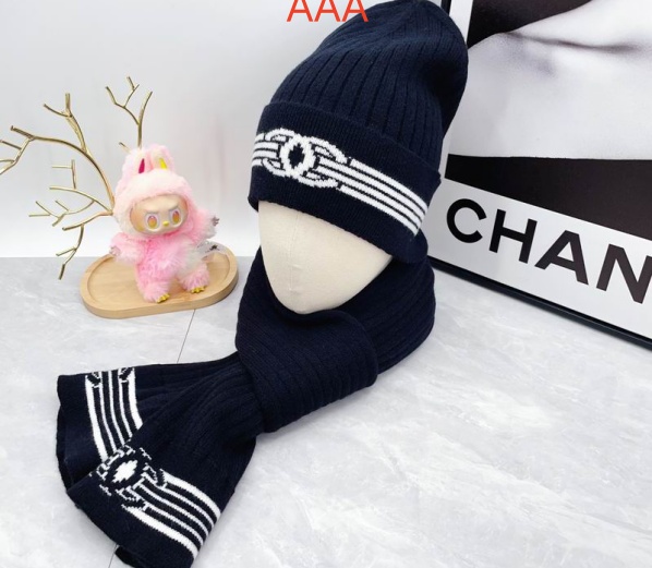 Chanel Hat and scarvf(AAA)-0193